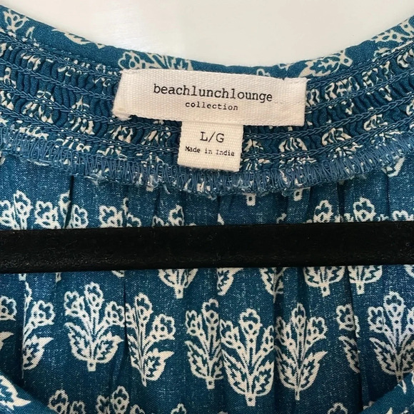 BeachLunchLounge Mari Printed Boho Top Size Large - Picture 4 of 10